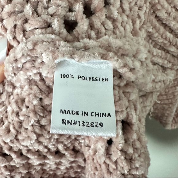 Tularosa Soft Tully Cardigan Plush Chenille Sweater - Picture 8 of 8